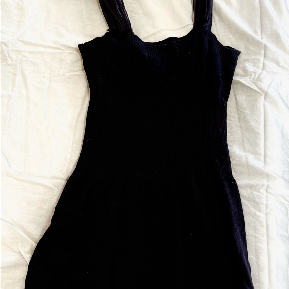 Black Dress With red accent